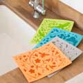 Plastic-free sponge cloths for household cleaning product photo back T