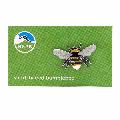 RSPB Short-haired bumblebee pin badge product photo side T