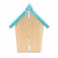 RSPB Cabin nest box, aquamarine product photo ai6 T