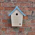 RSPB Cabin nest box, slate grey product photo back T