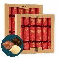 Christmas chorus recycled crackers with chocolate, 2x boxes of six product photo default T