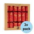 Christmas chorus recycled crackers with chocolate, 2x boxes of six product photo side T