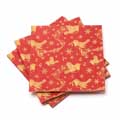 RSPB Christmas chorus Robin napkins, x40 product photo side T