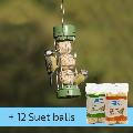 RSPB Classic easy-clean suet feeder with 12 super suet balls product photo default T