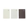 Mini recycled coffee notebooks, set of 3 product photo back T