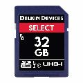 Delkin 32GB SD card product photo default T