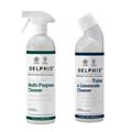 Delphis eco-friendly cleaning products bundle product photo back T
