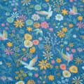 Ditsy meadow RSPB organic cotton scarf product photo side T