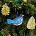 Screen-printed 3D Dove hanging decoration product photo side T