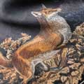 Fable square woodland scarf, A Night's Tale product photo front T