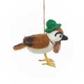 Byron the birdwatcher felt Christmas tree decoration product photo side T