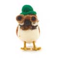 Byron the birdwatcher felt Christmas tree decoration product photo ai5 T