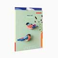Finches wall art, pack of two product photo side T