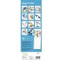 RSPB Flock & feather watercolour calendar 2026 product photo front T