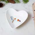 RSPB Frosty meadow heart-shaped dish product photo side T