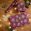 Fruits of the forest recycled wrapping paper, 10 metres product photo back T