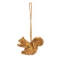 Hanging gold squirrel Christmas decoration product photo side T