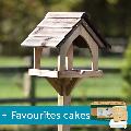 Gothic bird table with 10 Favourites cakes product photo default T