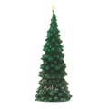 Recycled green Christmas tree candle product photo side T