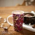 RSPB Hedgehog latte mug, Beyond the hedgerow collection product photo back T