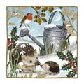 Hoglet's first Christmas Christmas cards, pack of 10 product photo default T