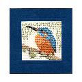Kingfisher cross-stitch card kit product photo default T