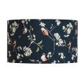 Lorna Syson lampshade navy long-tailed tit, 30cm product photo side T
