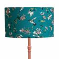 Lorna Syson lampshade teal hummingbird, 30cm product photo default T