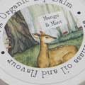Mango & mint organic lip balm by Heaven Scent product photo back T