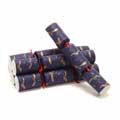 Moonlit owl recycled Christmas crackers with wooden tree decorations, 2 boxes of six product photo back T