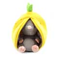 Flipetz Mouse lemon hideaway plush product photo back T