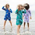 UV swim shorts by Muddy Puddles, 7-8 years product photo front T