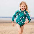 UV rash vest and bottoms by Muddy Puddles, 7-8 years product photo ai5 T
