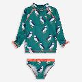 UV rash vest and bottoms by Muddy Puddles, 5-6 years product photo side T