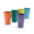 Recycled cups made from wood fibre, multi-coloured set of 5 product photo default T