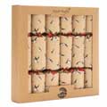 Puffin colony recycled Christmas crackers with toy gliders, box of six product photo side T