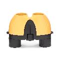 Puffin Jr children's binoculars, soft yellow product photo front T