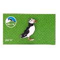RSPB Puffin pin badge product photo side T