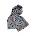 Red squirrel RSPB organic cotton scarf product photo side T
