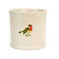 Robin plant pot, indoor ceramic planter product photo side T