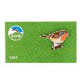 RSPB Robin pin badge product photo side T