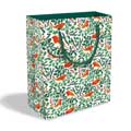 Robins and holly gift bag, medium product photo default T