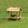 RSPB Ground bird feeding table with roof product photo default T
