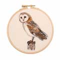 RSPB Barn Owl needle felt kit product photo side T