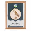 RSPB Barn Owl needle felt kit product photo back T