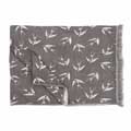 RSPB Woven swallow recycled plastic throw blanket - Free as a bird collection product photo side T