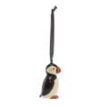 RSPB Hanging puffin ornament product photo back T
