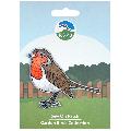 RSPB Robin sew-on embroidered patch product photo default T