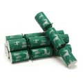 Wildwood recycled Christmas crackers with RSPB pin badges, box of six product photo back T