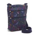 RSPB Woodland birds cross-body organic cotton bag product photo side T